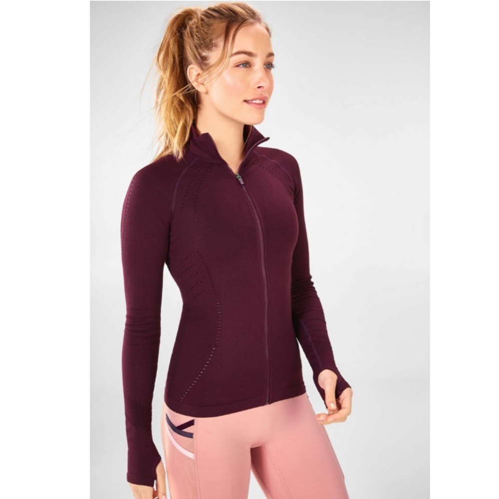 Fabletics Seamless Delta Zip Up